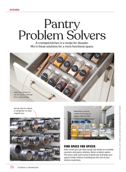 Family Handyman - Storage & Organizing: Simple Solutions For Every Room, 100+ Tips For Your Whole House, Quick Kitchen Space-Saving Ideas, DIY Storage Hacks & More!