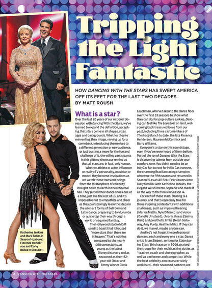 TV Guide - Dancing With The Stars: 20th Anniversary Special, Mirrorball Winners, Behind-The-Scenes Secrets, Memorable Celebrity Moments, Derek & Julianne Hough, Carrie Ann Inaba, Bruno Tonioli & More!
