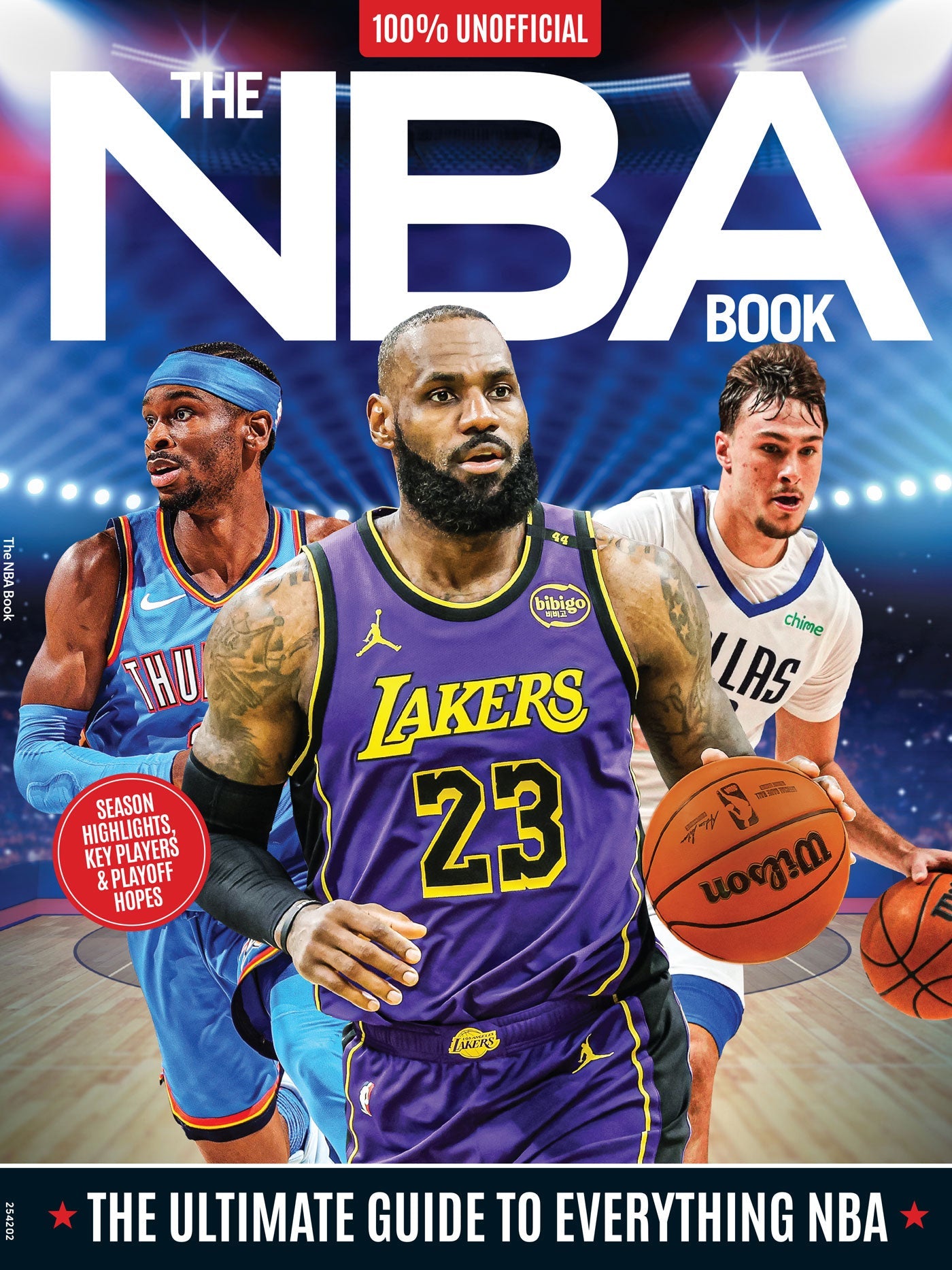 The NBA Book - The Ultimate NBA Experience 2025: Season Highlights & Breakdowns, Key Players, Featuring Steph Curry & LeBron James, Playoff Predictions, Exclusive Insights & More!