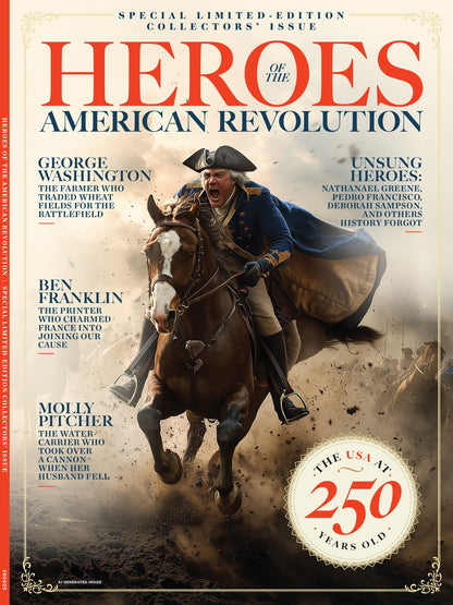 Heroes Of The American Revolution - Special Limited-Edition Collector's Issue: Celebrate America's 250th Birthday, Unsung Heroes, George Washington, Benjamin Franklin, Molly Pitcher & More!