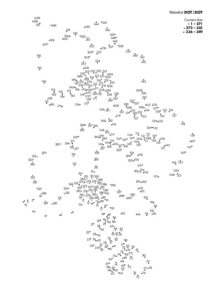 Blissful - Calming Dot to Dot: Designs Inspired By The 1950's, Tea Time, Tropical Vibes & Flowers, Perfect & Fun For All Ages, Connect The Dots & Then Color, Boost Focus, Improve Concentration & More!
