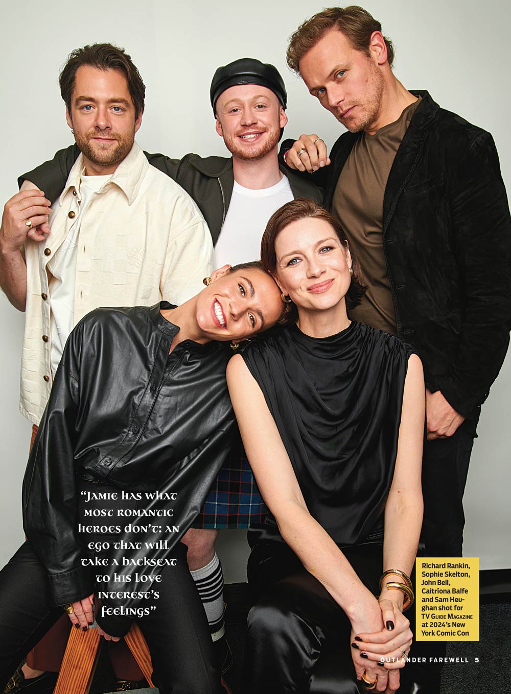 TV Guide - Farewell Outlander: Deluxe Collector’s Edition, Cait & Sam's Emotional Goodbyes, Top Unforgettable Episodes, Exclusive Insights, Historical Fiction TV Show In The Scottish Highlands & More!