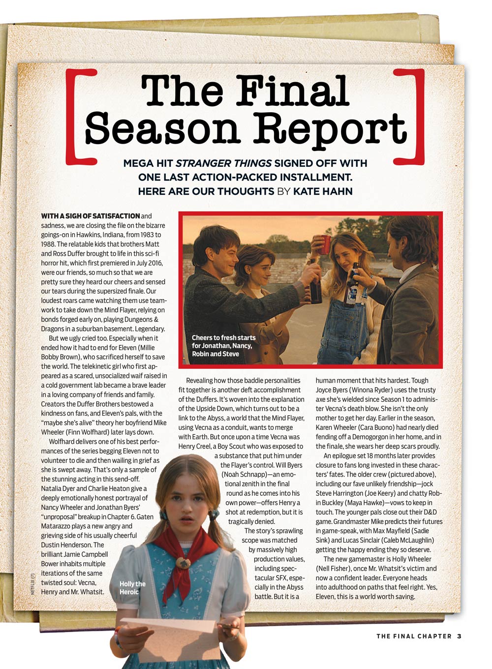 TV Guide - Stranger Things: The Deluxe Collector's Edition, Exclusive Insights Into All 5 Seasons Of The Hit Series, Nostalgic Moments With Millie Bobby Brown, Finn Wolfhard, Noah Schnapp & More!