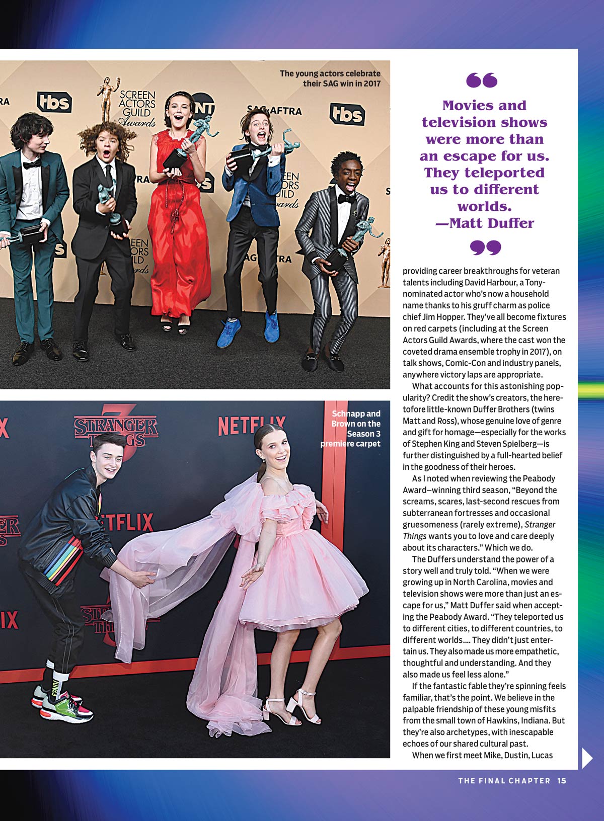 TV Guide - Stranger Things: The Deluxe Collector's Edition, Exclusive Insights Into All 5 Seasons Of The Hit Series, Nostalgic Moments With Millie Bobby Brown, Finn Wolfhard, Noah Schnapp & More!