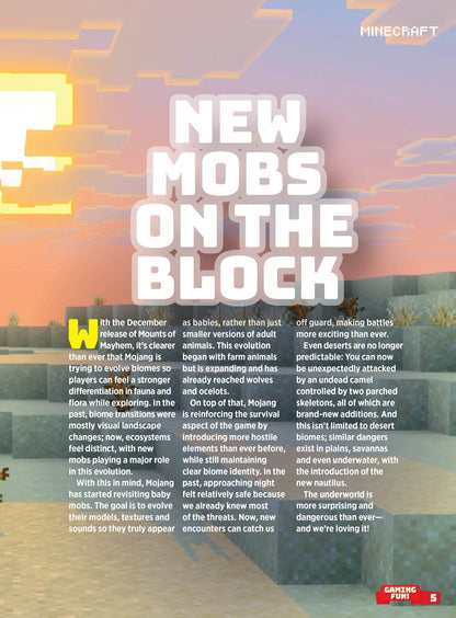 Minecraft - The Ultimate Guide: Mounts Of Mayhem, Stranger Things Turned Upside Down, Coral Zombie Nautilus, Everything About The Zombie Camel, Testing The Latest Mobs, Easter Eggs, Tips, Tricks & More!