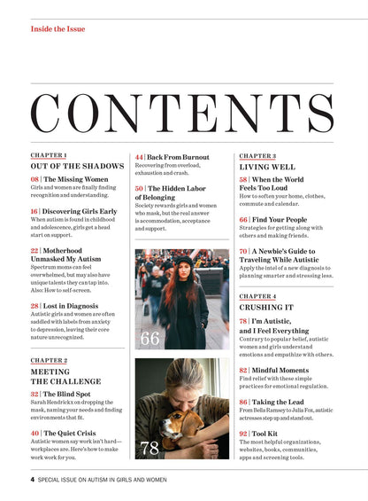 Newsweek - Autism In Girls & Women: Tools For Work, Travel, Parenting, Making Friends & Sensory Overload, Autism Diagnosis In Late 30's & Beyond, Find Your Tribe & More!
