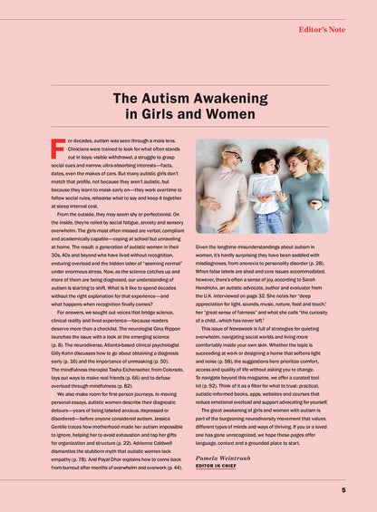 Newsweek - Autism In Girls & Women: Tools For Work, Travel, Parenting, Making Friends & Sensory Overload, Autism Diagnosis In Late 30's & Beyond, Find Your Tribe & More!