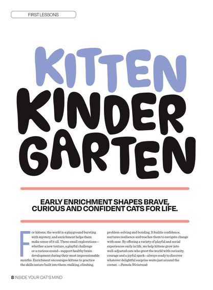 Inside Your Cat's Mind - Enriching Your Cat's Life: More Joy, Curiosity & Confidence, Fun Hunting Games, Safe Scents To Boost Moods, Make Mealtime More Stimulating With Puzzle Feeders & More!