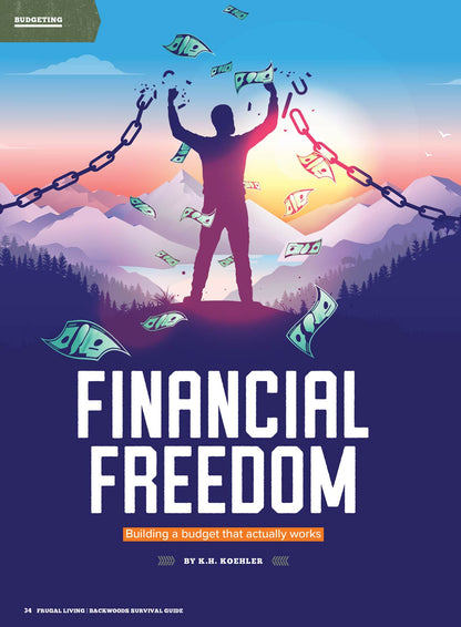 Backwoods Survival Guide - Frugal Living: 350+ Thrifty Tips, Ways To Help You Thrive, Budgeting, Decrease Debt, Reduce Stress, Make Informed Choices, Meal Plan, Credit Card Savings & More!
