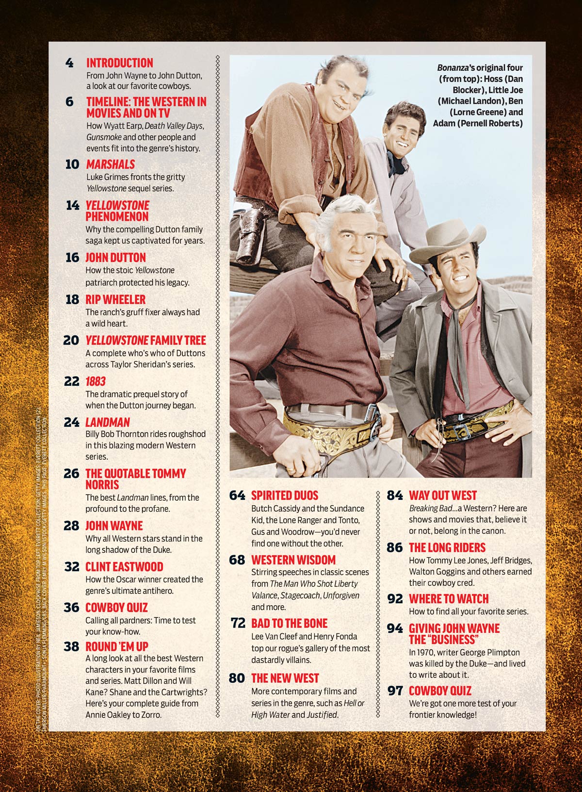 TV Guide - Cowboys: From The Wild West To The New West, Deluxe Collector's Edition, Gritty Heroes & Nasty Outlaws Of TV & Movies, Clint Eastwood, Clayton Moore, Billy Bob Thornton, John Wayne & More!