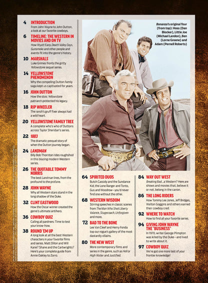 TV Guide - Cowboys: From The Wild West To The New West, Deluxe Collector's Edition, Gritty Heroes & Nasty Outlaws Of TV & Movies, Clint Eastwood, Clayton Moore, Billy Bob Thornton, John Wayne & More!