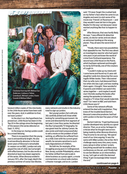 TV Guide - Little House On The Prairie Puzzler: Solve Criss Crosses, Word Sudoku, Missing Letters, Scrambles, Word Searches, Crosswords, Spot The Differences & More!