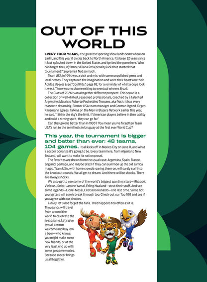 TV Guide - 2026 World Cup Preview: The Top 100 Players & Biggest Sporting Stars, 48 Teams, 104 Games, Mauricio Pochettino, Javier Aguirre, Tournament Predictions, Group-By-Group Guide & More!