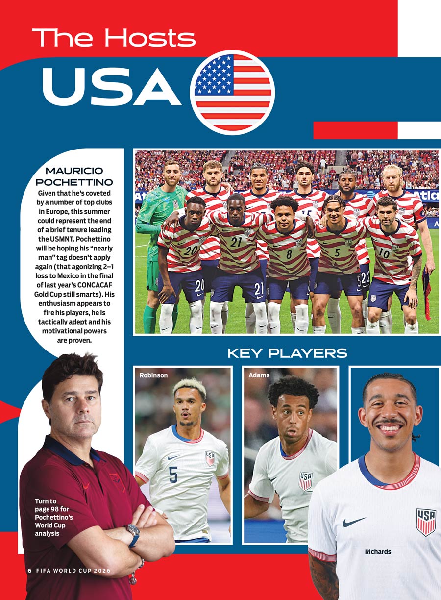 TV Guide - 2026 World Cup Preview: The Top 100 Players & Biggest Sporting Stars, 48 Teams, 104 Games, Mauricio Pochettino, Javier Aguirre, Tournament Predictions, Group-By-Group Guide & More!