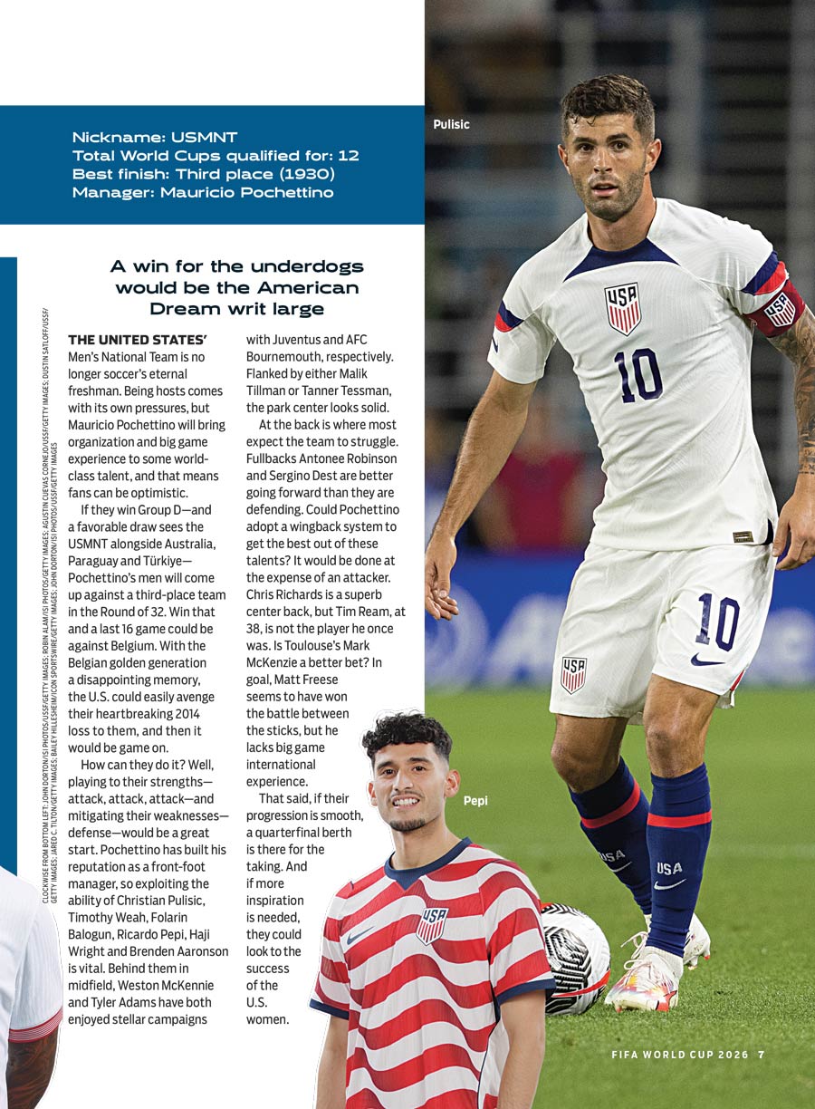 TV Guide - 2026 World Cup Preview: The Top 100 Players & Biggest Sporting Stars, 48 Teams, 104 Games, Mauricio Pochettino, Javier Aguirre, Tournament Predictions, Group-By-Group Guide & More!