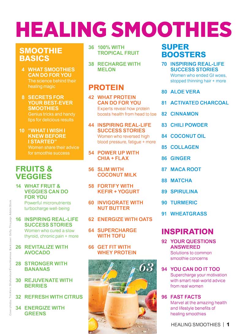 Woman's World Specials - Healing Smoothies: 121 Easy & Delicious Recipes To Live Your Best Life! End Chronic Pain, Heal Your Thyroid, Restore Energy