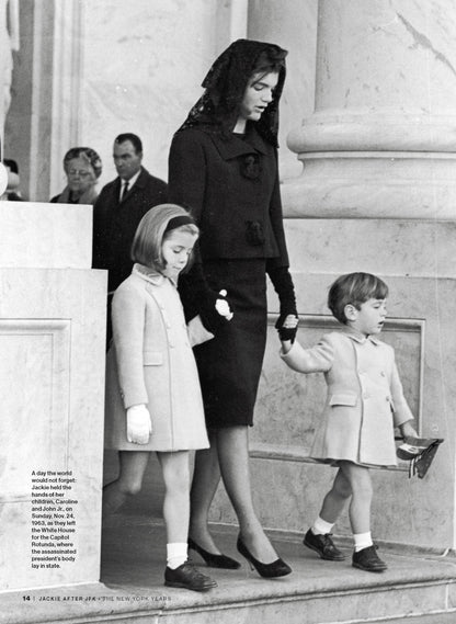 Jackie Kennedy Onassis - After JFK: 1963 President Assassination, First Lady, American Icon, New York Years, Journalist, Mother, Children, Family, Fashion, Style, White House, Cancer, Politics & Grief