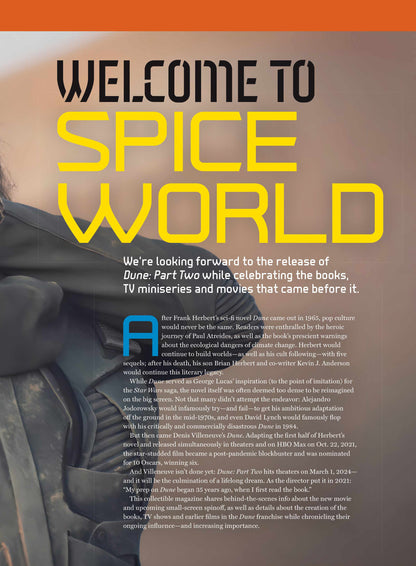 Dune - Fan Guide: New Movie Dune Part Two, Director Denis Villeneuve, Timothée Chalamet, Zendaya, BTS, Part 3 Dune Messiah, Sci-Fi Novel, TV Spinoff Dune Prophecy, Video Game Dune Awakening & More!