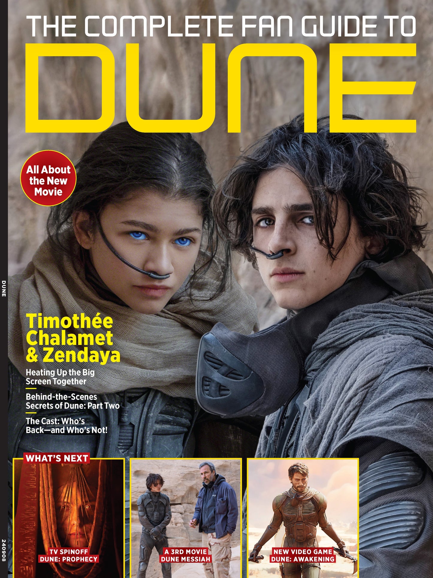 Dune - Fan Guide: New Movie Dune Part Two, Director Denis Villeneuve, Timothée Chalamet, Zendaya, BTS, Part 3 Dune Messiah, Sci-Fi Novel, TV Spinoff Dune Prophecy, Video Game Dune Awakening & More!
