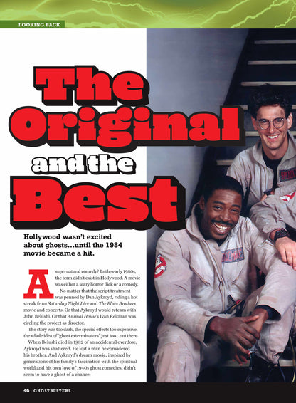 Ghostbusters - New Movie, The Frozen Empire, Paul Rudd, Finn Wolfhard, Look Back At The Movies, Heroes, Villains, Ghosts, Original Cast, Harold Ramis, Dan Aykroyd, Bill Murray, Rick Moranis & More!