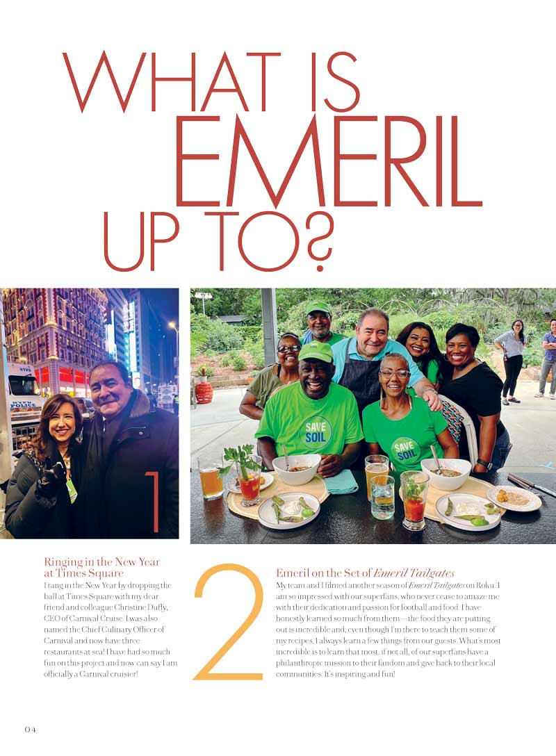 Emeril's Kitchen Classics - Issue 1: 89 Recipes For Weeknights & Special Occasions, Soup, Salads, Sandwiches, Pasta, Rice, Protein, Desserts, Chef Emeril Cooking Tips, Favorite Products & Life Update!