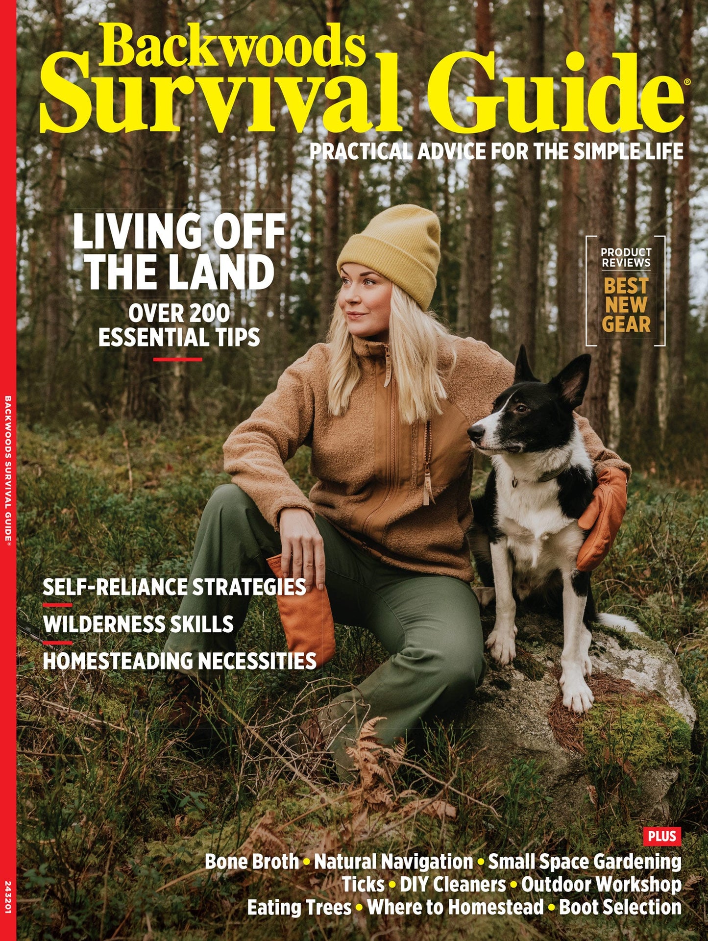 Backwoods Survival Guide - Living Off The Land No. 29: Bone Broth, Natural Navigation, Small Space Gardening, Ticks, DIY Cleaners, Outdoor Workshop, Eating Trees, Boot Selection, Gear Guide & More!