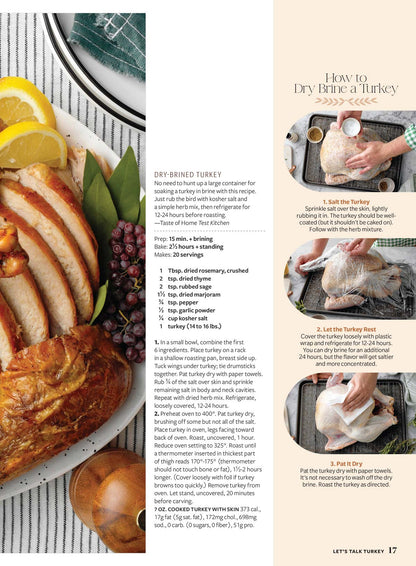Taste Of Home - Thanksgiving Cookbook: 105 Dishes, Easy Appetizers, Make & Take Sides, Desserts, Sized-Right Recipes, Turkey, Bread Basket, Pies, Sips, Utilizing Leftovers For Easy Breakfasts & More!