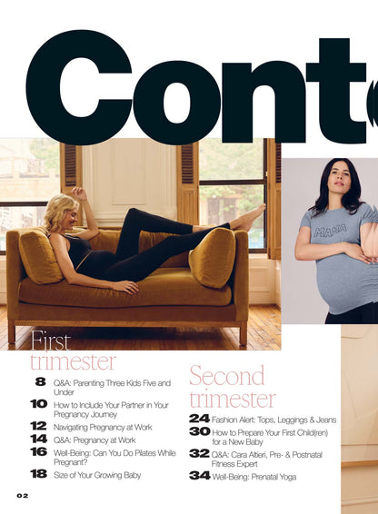 Motherhood - Maternity:  20 Nutritional Recipes For Every Trimester, Expert Tips, Pregnancy At Work, Safe Workouts, Fashion, Preparing For Arrival, New Mom Essentials, Breastfeeding, Postpartum & More!