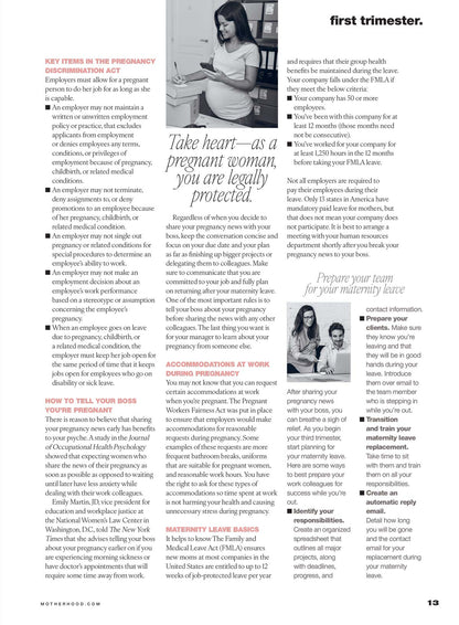 Motherhood - Maternity:  20 Nutritional Recipes For Every Trimester, Expert Tips, Pregnancy At Work, Safe Workouts, Fashion, Preparing For Arrival, New Mom Essentials, Breastfeeding, Postpartum & More!