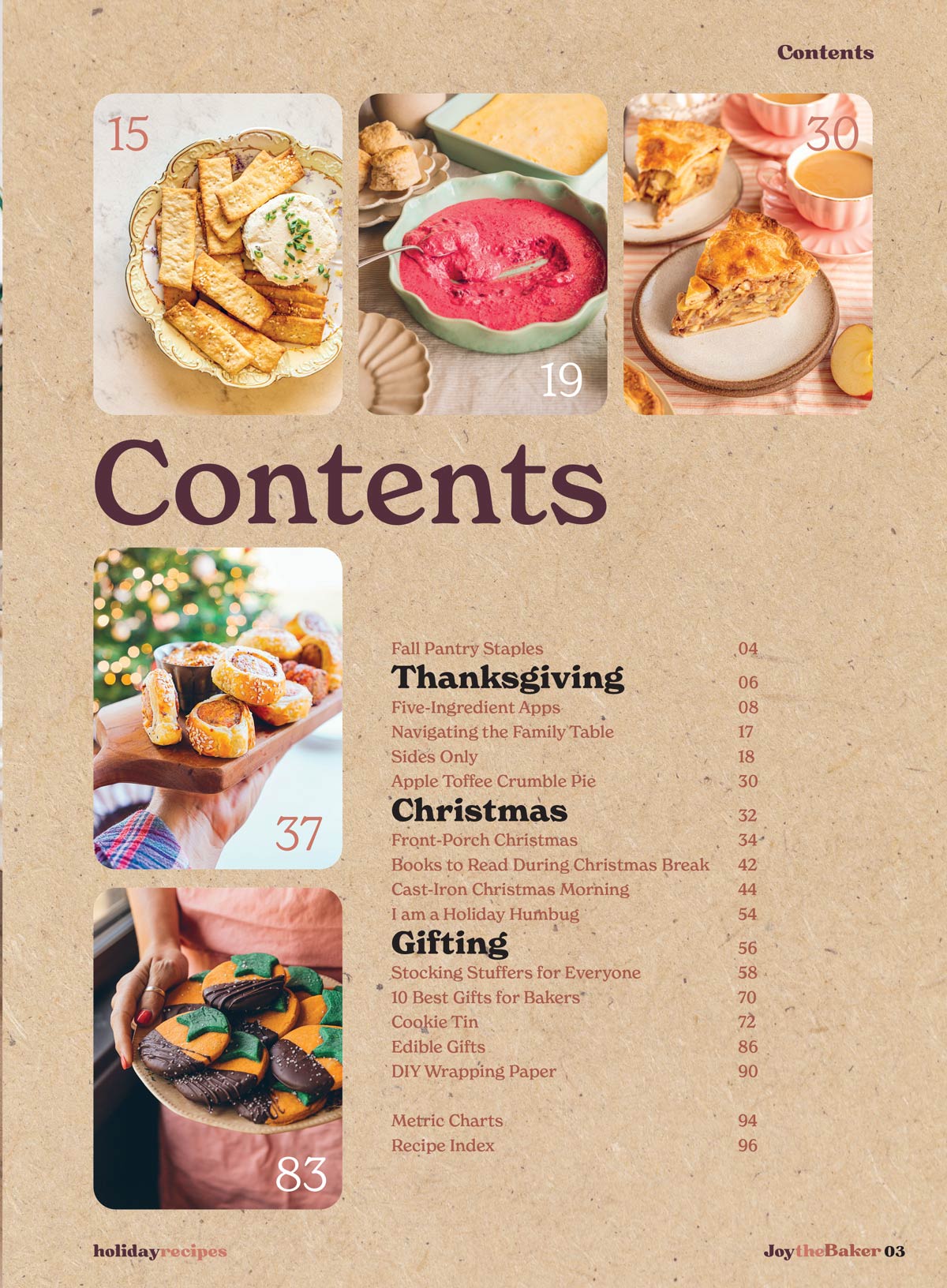 Joy The Baker - Holiday Recipes 2024: Thanksgiving Sides, Cast-Iron Christmas, 5 Ingredient Appetizers, Edible Gifts, Stocking Stuffers, Presents For Bakers, Pantry Staples, DIY Wrapping Paper & More!
