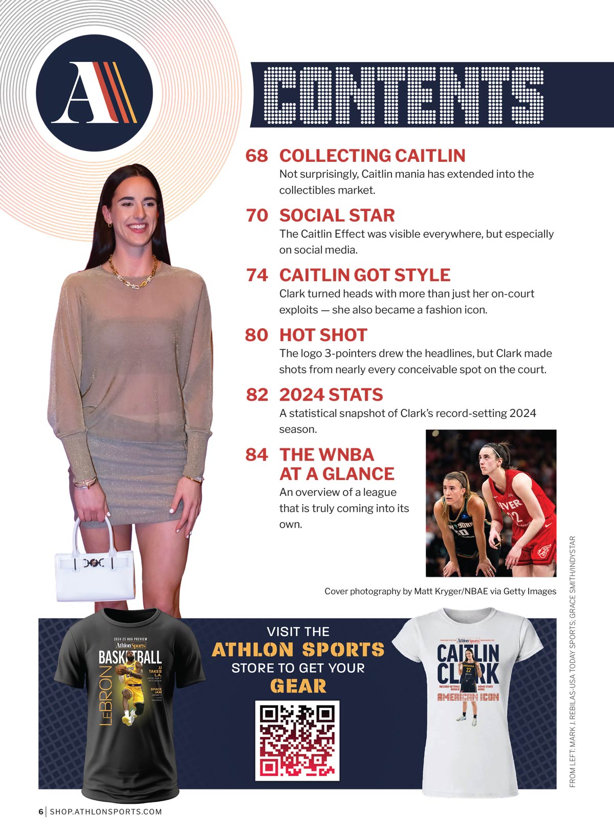 Athlon Sports - Caitlin Clark: WNBA Rookie Of The Year Commemorative Issue, Iowa Hawkeyes To Indiana Fever, No. 1 Draft Pick, 2024 Stats, Record-Setting Season, Angel Reese Duo, Social Media & More!