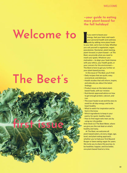 The Beet - Plant-Based Holiday Recipes: 55 Recipes, Protein-Packed Breakfast, Game-Day Snacks, Vegan Thanksgiving, Edible Gifts, Health & Beauty Tips, Vegan Restaurant Guide & Plant-Based Starter Kits