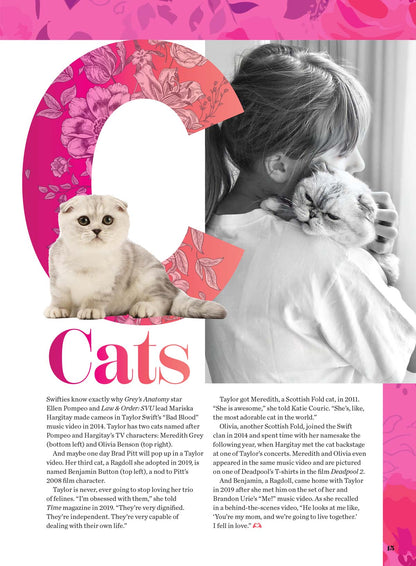 Taylor Swift - A to Z: Deep-Dive ABCs Guide, Eras Tour, Easter Eggs, Stories Behind Songs, Rerecorded Albums, Vault Tracks, Personal Life, Style Evolution, Romances, Cats, What's Next & 2 Free Posters