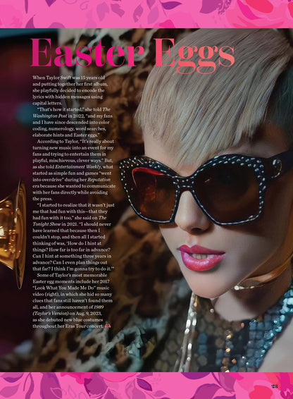 Taylor Swift - A to Z: Deep-Dive ABCs Guide, Eras Tour, Easter Eggs, Stories Behind Songs, Rerecorded Albums, Vault Tracks, Personal Life, Style Evolution, Romances, Cats, What's Next & 2 Free Posters