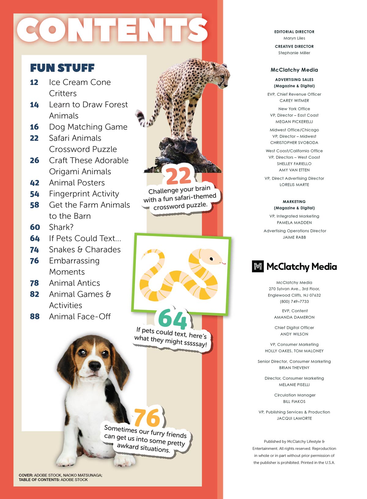 Animal Tales - 100 Must Know Animal Facts: All About Dinosaurs, World's Cutest Animal Babies, Animal Expert Q&A, Crafts, Recipes, Zoo Trivia, Memory Games, Posters, Drawing Lessons, Quiz & More!