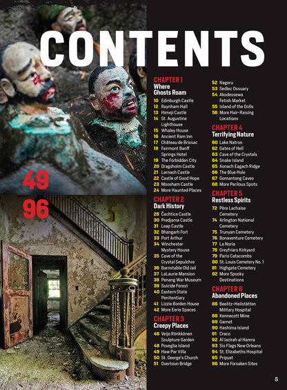 World's Scariest Places - Haunted, Creepy, Abandoned: Chilling Real-Life Locations, Alcatraz, Dracula's Castle, Murder Mansion, Gates Of Hell, Graveyards, Ghost Towns, Prisons, Insane Asylums & More!