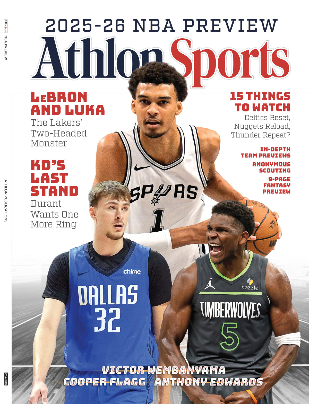 Athlon Sports - 2025-2026 NBA Preview: Lakers' Dynamic Duo, LeBron James & Luka Doncic, Kevin Durant's Next Championship Ring Hunt, Team Previews & Storylines, Scouting Reports, Fantasy Tips & More!