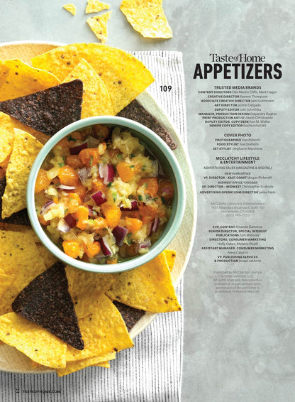 Taste of Home - 114 Fun & Festive Appetizers For Every Party: Easy Dips, Spreads & Cocktail Recipes To Impress Guests & Elevate Your Hosting Game For Every Occasion & More!