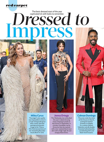 Us Weekly - 2025 Year In Review: Biggest Moments In Music, TV & Movies, Stars We Loved & Lost, Breakups, Baby Announcements, Weddings & Engagement Rings, Royal Scandals, Drama, Legal Showdowns & More!