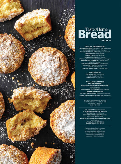 Taste of Home - The Ultimate Bread Baking Guide: 100 Bread Recipes & Tips For Baking Success, Simple Sourdough Starters, Rustic Loaves, Muffins, Rolls, Quick Breads & More!
