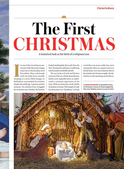 Newsweek - Historical Jesus: Special Collector’s Issue, Journey Through His Life, Death & Resurrection, Walk In His Steps, Holy Land Mysteries, Shroud Of Turin,  Astonishing Relics Of History & More!