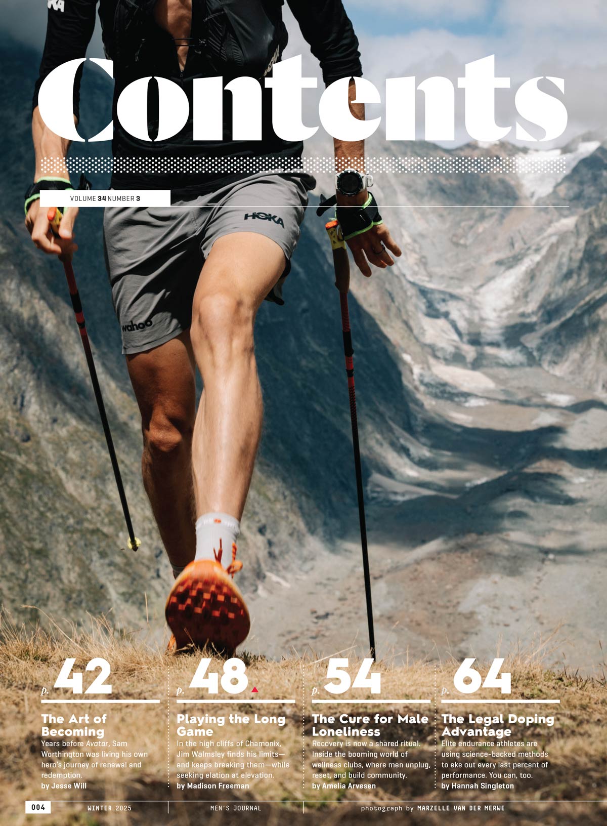 Men's Journal - Fitness Special: The Primal Workout To Get Strong, Sam Worthington Is Keeping His Cool Under Pressure, Legal Doping Hacks, The Cure For Male Loneliness, Home Gym Upgrades & More!