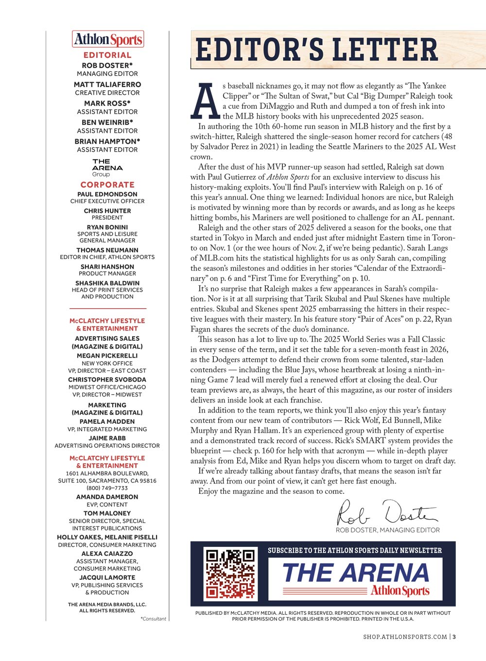 Athlon Sports - 2026 MLB Preview: In-Depth Coverage Of All 30 MLB Teams, Cal Raleigh's Interview, Star Players Shohei Ohtani, Aaron Judge, Ronald Acuña Jr., Paul Skenes, Tarik Skubal & More!