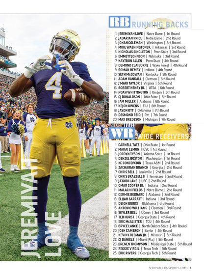 Athlon Sports - 2026 NFL Draft Preview: Top Draft Prospects, Exclusive In-Depth Analysis, Position Rankings, Mocks Drafts, 200+ Player Capsules, Mendoza Magic, Interview With Caleb Downs & More!