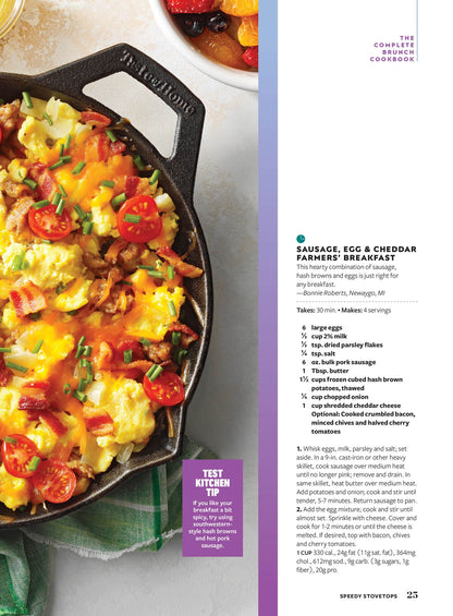 Taste of Home - Brunch: 105 Wow-Worthy Recipes, Easy Egg Bakes, Impressive Morning Treats, Make Ahead Brunch Menus, Sausage, Hash Brown Quiche Cups, Pancakes, Fresh Berries, Whipped Cream & More!