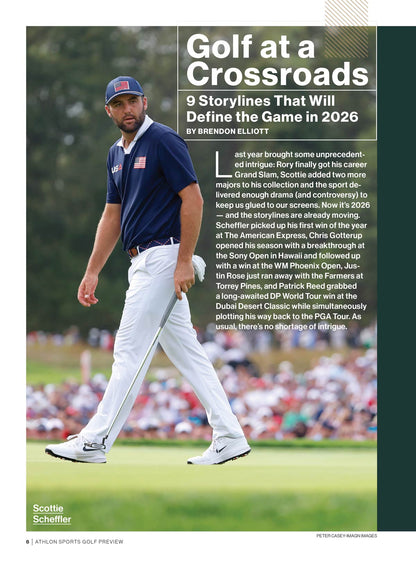 Athlon Sports - 2026 Golf Annual: Scottie Scheffler Chases History, Tiger Woods At 50, Celebrating The Man Who Changed Everything, Q&A With Bryson DeChambeau,  Alan Shipnuck On Rory McIlroy & More!