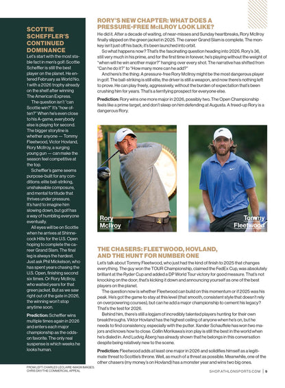 Athlon Sports - 2026 Golf Annual: Scottie Scheffler Chases History, Tiger Woods At 50, Celebrating The Man Who Changed Everything, Q&A With Bryson DeChambeau,  Alan Shipnuck On Rory McIlroy & More!
