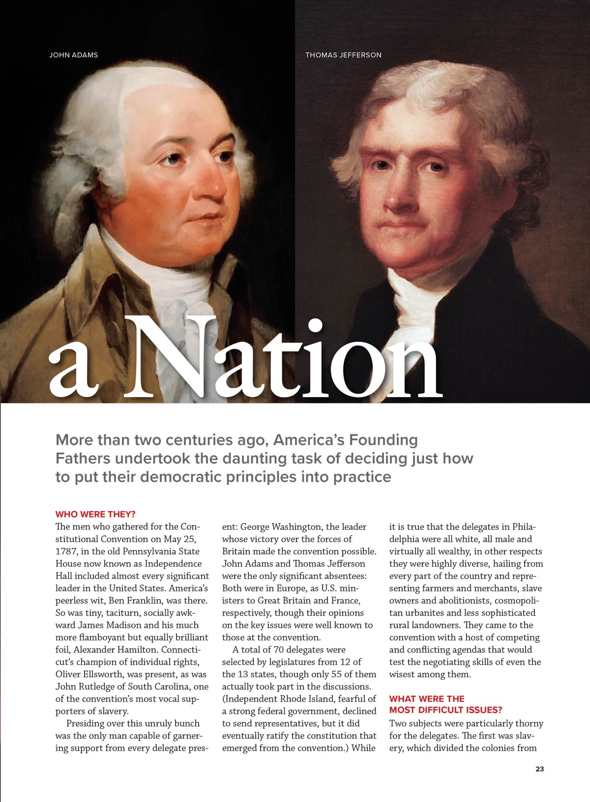Parade - The Constitution:  A Modern Democracy Is Born, Built To Stand The Test Of Time, Founding Principles, Key Challenges & What They Mean Today, Important Amendments & More!