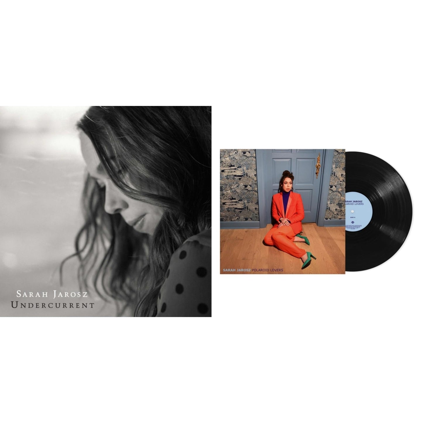 Sarah Jarosz - Undercurrent (Metallic Silver/White Swirl LP Vinyl) & Polaroid Lovers