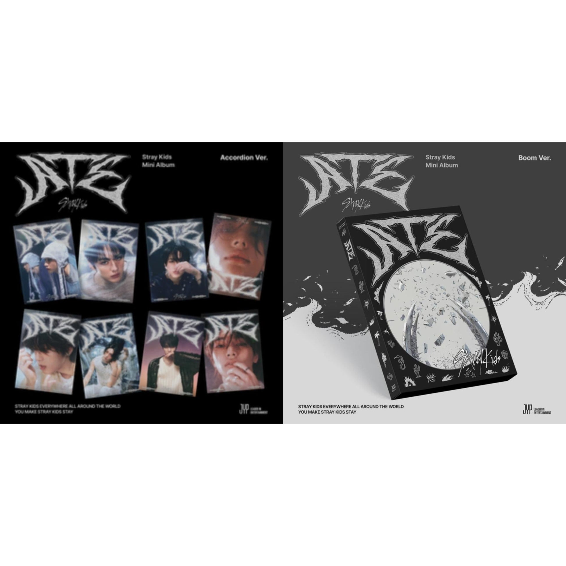 Stray Kids - Ate (Boom Ver.) & Ate (Accordion Ver.) - CD Bundle